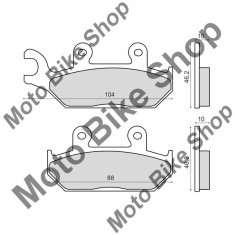 MBS Placute frana fata Yamaha XT600 Tenere, Cod Produs: 225103200RM foto