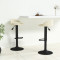 Gossi scaune de bar, 2 buc., crem, catifea