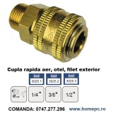 Cupla rapida aer, alama, filet exterior 1/2&quot; ADLER MA3025.3