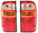 Stop spate lampa Toyota Hilux (N60), 01.2002-01.2005, spate, fara omologare, cu suport bec, semnalizare portocalie, 81550-04080, Dreapta