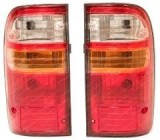 Stop spate lampa Toyota Hilux (N60), 01.2002-01.2005, spate, fara omologare, cu suport bec, semnalizare portocalie, 81550-04080, Dreapta