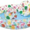 Set piscina gonflabila + Colac + Minge, Intex, 59460, 122 x 26 cm, Multicolor