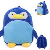 Rucsac Plus Copii pentru Gradinita, model Pinguin, Albastru, moale si usor, 23x23 cm