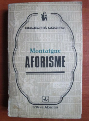 Montaigne - Aforisme foto