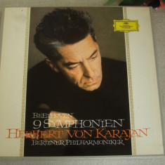 BEETHOVEN - Cele 9 Simfonii - Cutie cu 8 Viniluri Deutsche Grammophon Perfecte