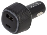 Alimentator USB DELOCK 64108, soclu USB A și USB C, 12-24V DC
