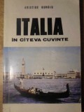 Italia in Cateva Cuvinte - Aristide Buhoiu, 1972, Stadion, Geografie, Limba Romana, 204 Pagini