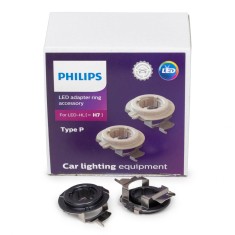Set 2 Buc Adaptor Bec Led H7 Philips Opel Astra J 2009? Typ P PX26d 11182X2 foto