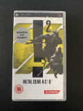 Joc PSP Metal Gear Acid 2, Actiune, Single player, Konami