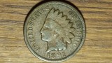SUA / USA - moneda de colectie istorica - 1 indian head cent 1891 - cap indian - frumoasa !