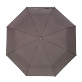 Umbrela telescopica, gri, deschidere automata, diametru 102cm, SUSINO