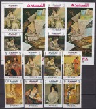 Fujeira 1968 pictura MI 584-291 + bl. D9 A+B supratipar EFIMEX MNH