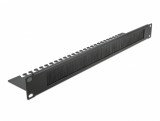 Organizator cabluri 19&quot; 1U pentru cabinet cu suport, Delock 66484