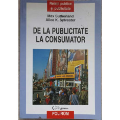 DE LA PUBLICITATE LA CONSUMATOR-MAX SUTHERLAND, ALICE K. SYLVESTER