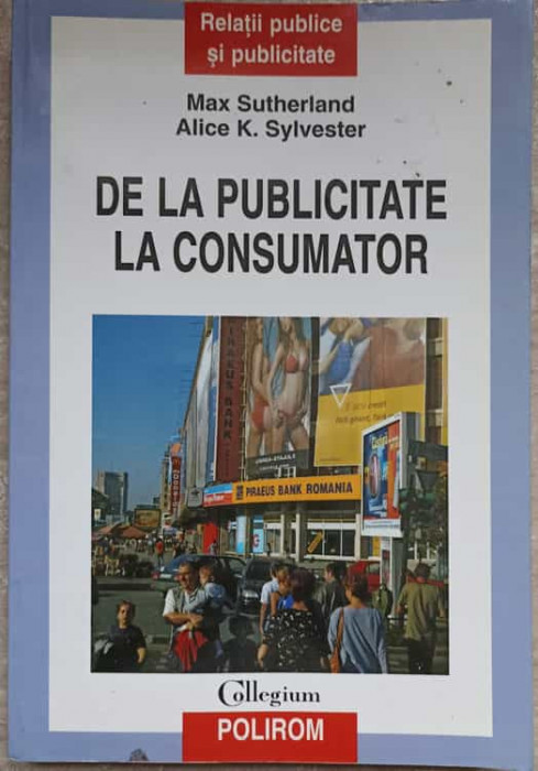 DE LA PUBLICITATE LA CONSUMATOR-MAX SUTHERLAND, ALICE K. SYLVESTER