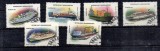 Set 6 Timbre Madagascar 1994 Vaporul Nave Navigație Maritimă Ștampilat - A688