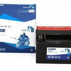 Baterie Moto Exide Agm 8AH 120A 12V ETX9-BS