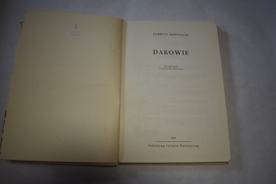 Hadrian Daicoviciu - Dakowie (1969, limba poloneza) foto