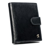 Biroul clasic vertical cu fermoar pentru bărbați din piele naturală cu tehnologie RFID
