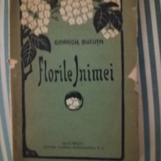 Emanoil bucuta Florile inimei, Carte de debut, editie princeps 1920