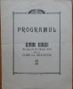 Programul sezatorii ostasesti din 23 Martie 1941 data de Compania a 6 - a Graniceri