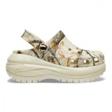 Saboți Crocs Classic Mega Crush Realtree Clog Bej - Bone, 41, Gri