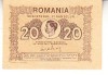 B11 3 - Bancnota foarte veche - Romania - 20 lei - emisiune 1945
