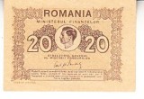 B12 - Bancnota Romania 39 - 20 lei - emisiune 1945