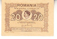 M1 - Bancnota Romania - 20 lei - emisiune 1945 foto