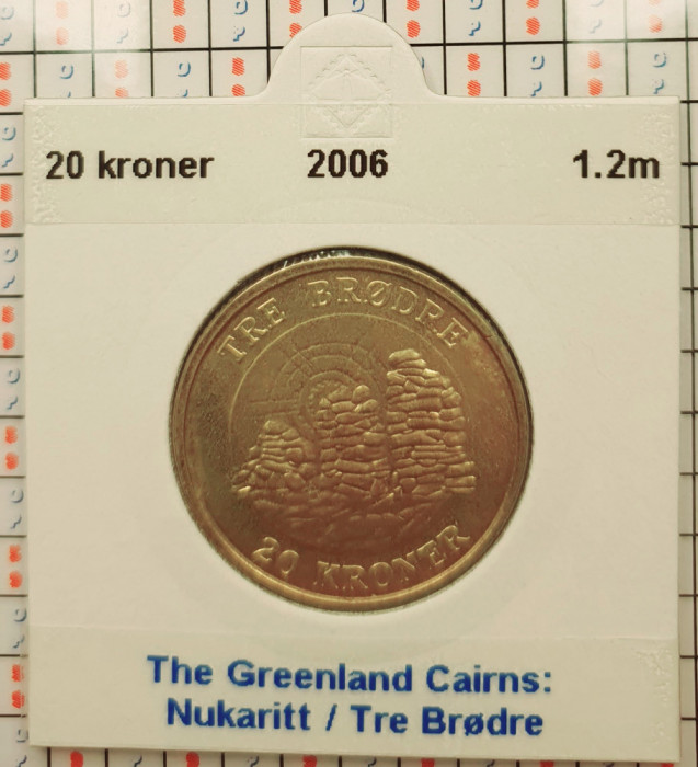 Danemarca 20 kroner 2006 - Tre Br&oslash;dre - km 913 - G011