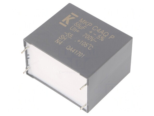 Condensator Polipropilenă DC-Link 55uF THT &plusmn;5%