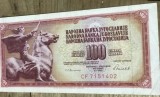 BNKSTR01 100 dinari Iugoslavia CF
