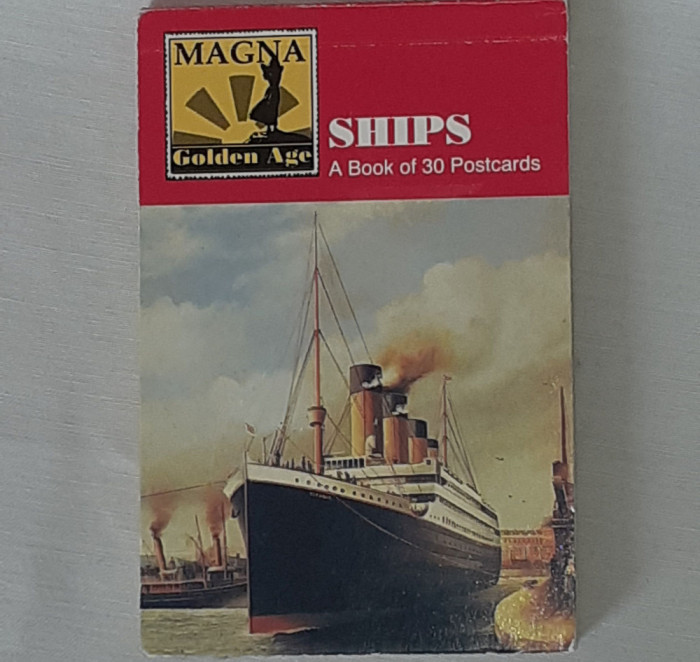 Steam SHIPS Magna Books 30 vederi vapoare (fotografii, litografii) legate nave
