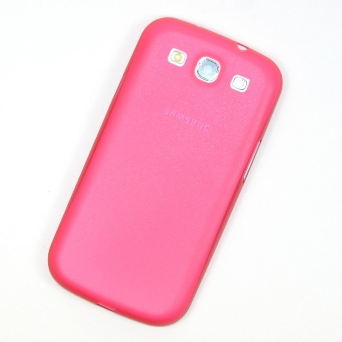 Husa SAMSUNG Galaxy S3 - Ultra Slim (Roz Transparent)