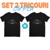 Set 2 Tricouri Unisex , zCuplu Love, , Perfect pentru Indragostiti