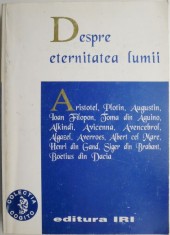 Despre eternitatea lumii (Fragmente sau tratate)