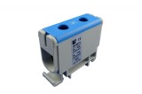 Clema terminala conexiune 1 pol albastra Cu-Al 2x50mm &sup2;, , , , , , , montare pe sina DIN 35mm 145A (Al) 160A ( Cu), Pollmann