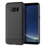 Husa pentru Samsung Galaxy S8+ G955, OEM, Carbon, Neagra