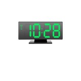 Ceas digital led mirror clock cu afisaj verde , DS-3618L-V