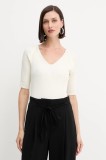 BOSS pulover culoarea bej, light, 50542881