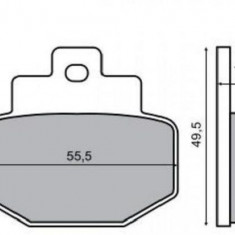 Placute frana spate Piaggio Hexagon Cod Produs: MX_NEW 225100450RM