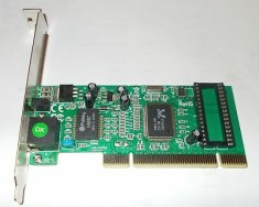 Placa de retea PC second hand Gigabit PCI RJ45 foto