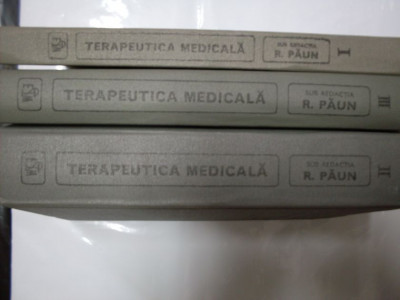 Terapeutica Medicala Vol.1-3 - Sub Redactia R. Paun ,550499 foto