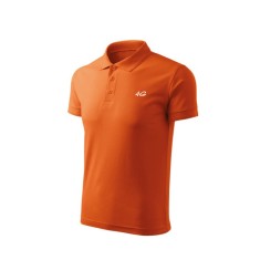 Tricou barbati polo slim orange TR010