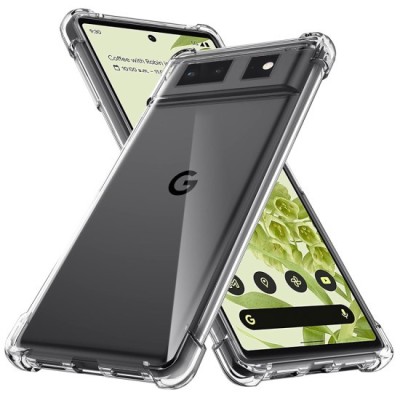 Husa pentru Google Pixel 6 - Techsuit Shockproof Clear Silicone - Clear foto