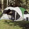 VidaXL Cort de familie pentru 6 persoane, verde, impermeabil 94637