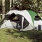 vidaXL Cort de familie pentru 6 persoane, verde, impermeabil 94637