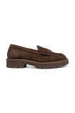 Geox mocasini de piele D NORIZE culoarea maro, cu platforma, D564ZA 00022 C6006