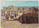 bnk cp Algeria - Folclor - circulata spre Romania 1974