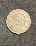 Moneda Austria 4 Kreutzer 1861 A Viena, Cupru, Diametru 27mm, KM#2194